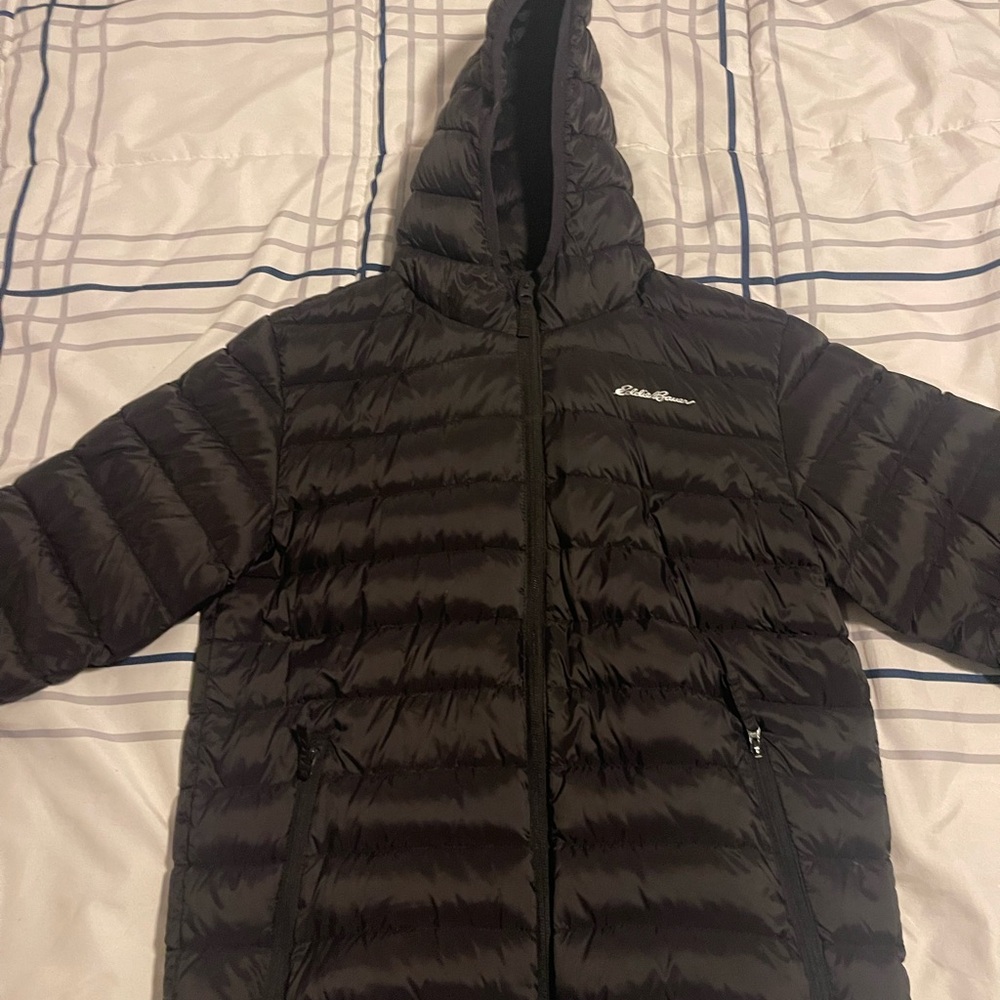 Eddie Bauer Charcoal Puffer Jacket